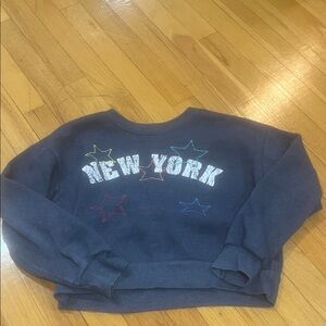 Girls Do Too New York Kids Star Sweatshirt Size Large
